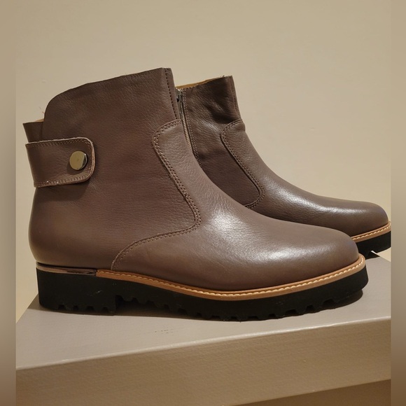 BRAND NEW Womens Franco Sarto Chevelle Zip Up Ankle Boots - Picture 4 of 12